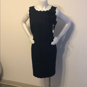 Beautiful Dark Blue embroidered sleeveless dress